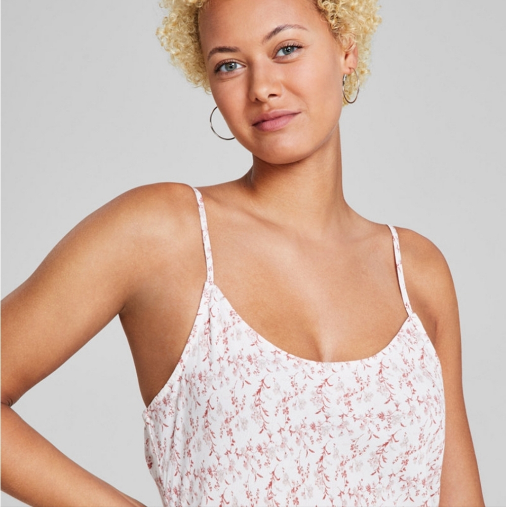 Floral Spaghetti Strap Midi Dress "And Now This" size xs. New - Picture 3 of 17
